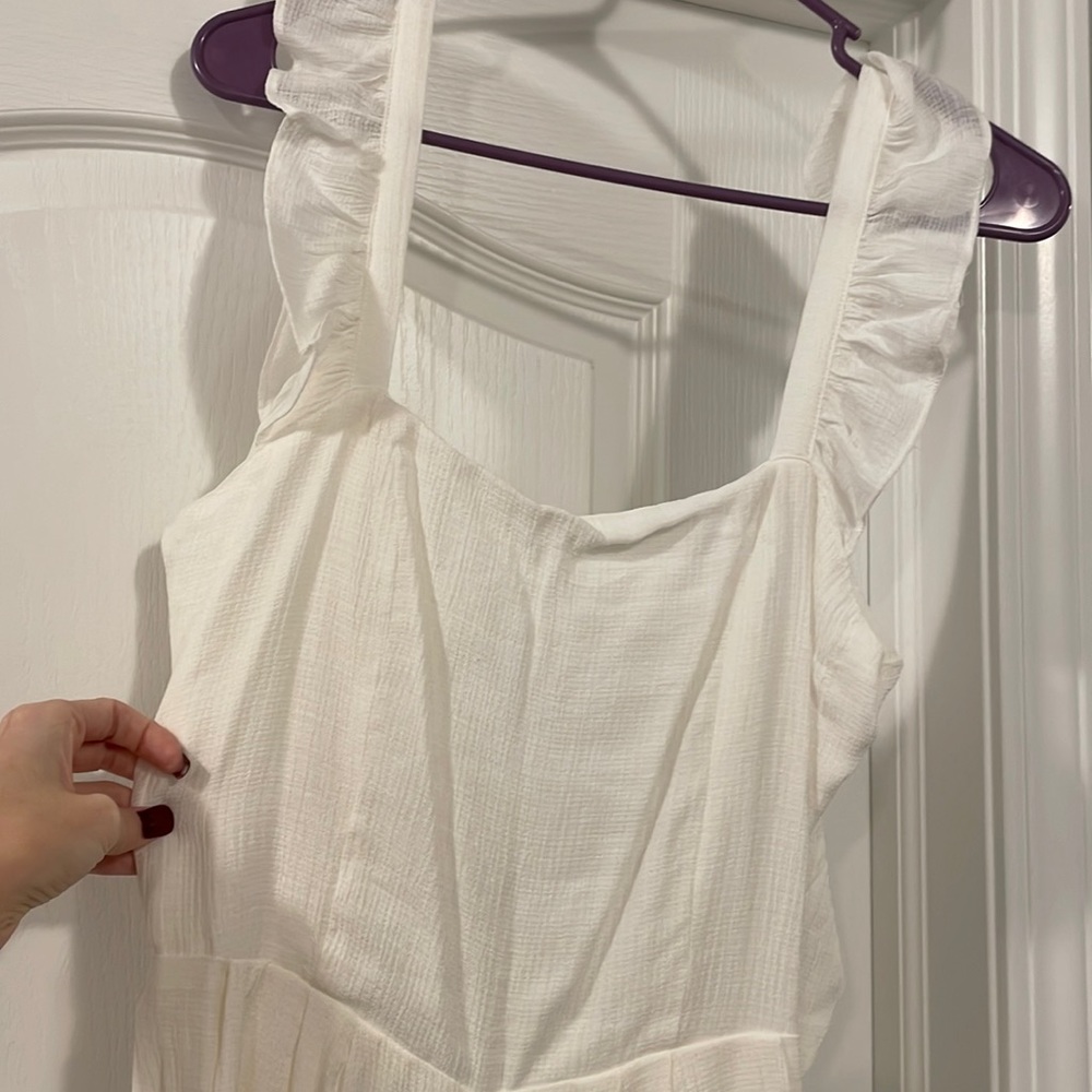 White vici dolls jumpsuit